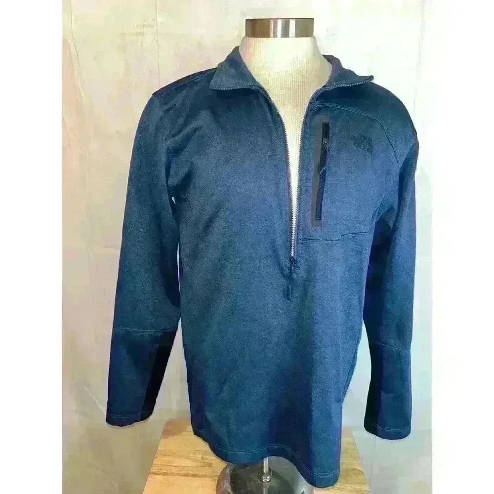 The North Face Blue Canyonlands 1/2 Zip Pullover Outdoor Jacket Men's Size Large